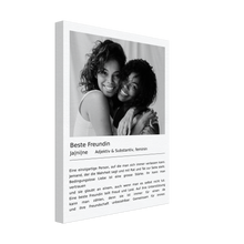 Lade das Bild in den Galerie-Viewer, PersoPix - Personalisiertes Beste Freundin Leinwandbild